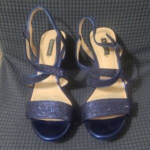 Alex Marie Midnight Blue Sparkle Heels